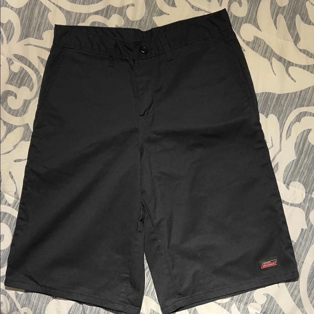 Dickies Men's Charcoal Flat Front Shorts